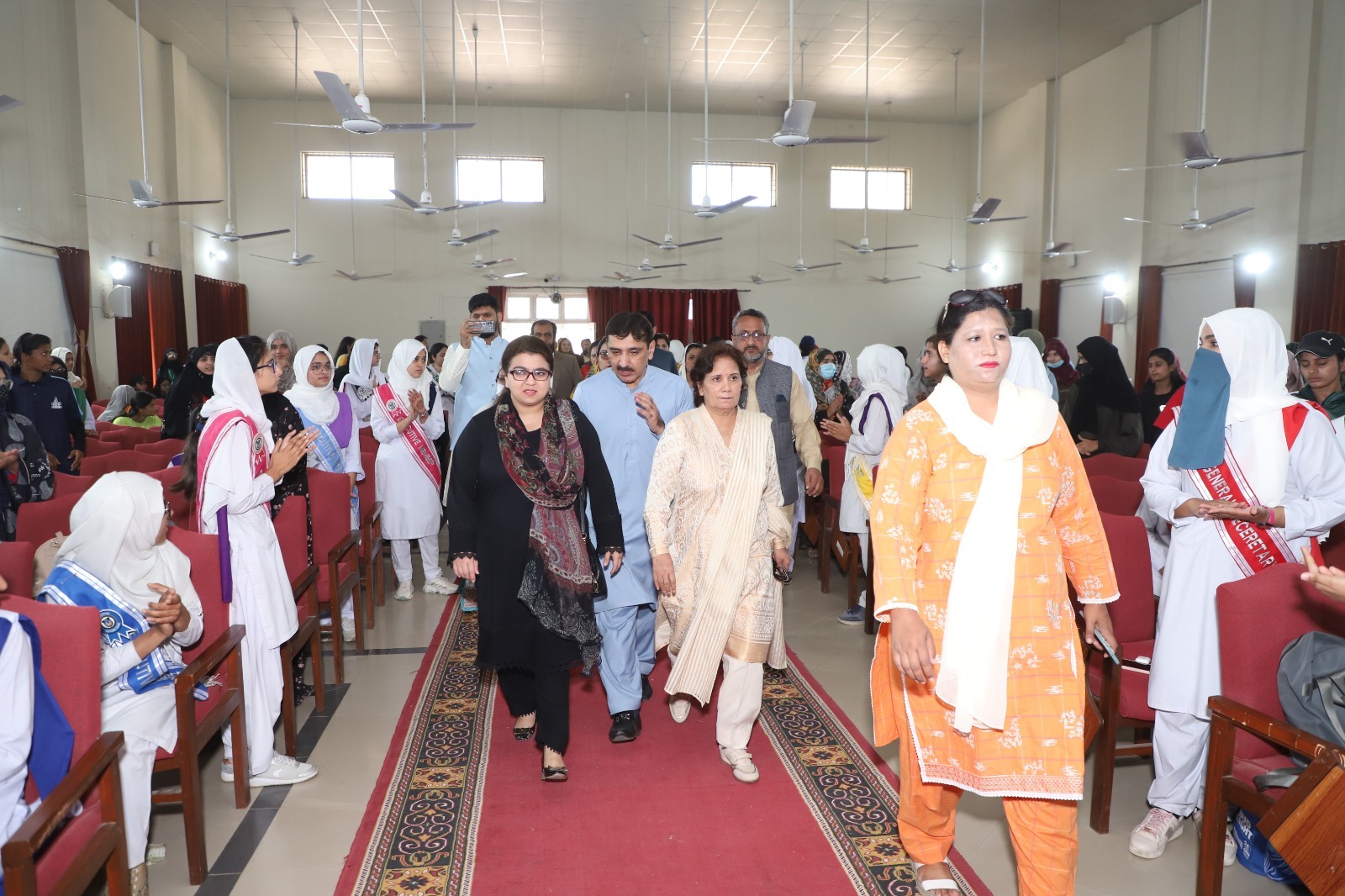 Women's Volleyball Talent Hunt Trials at Government College Women's University Sialkot 